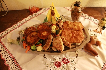 Die berümte Hausplatte von der Eschau